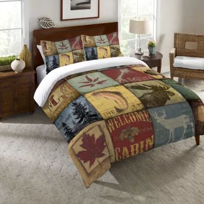 Laural Home Lodge Patch Duvet Cover