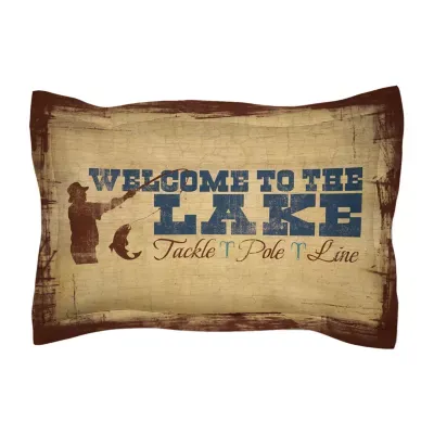 Laural Home Welcome To The Lake Pillow Sham