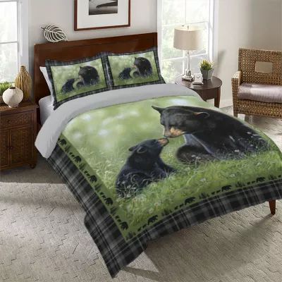 Laural Home Loving Bears Midweight Comforter Set