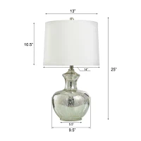 Stylecraft 14 W Silver Mercury Table Lamp