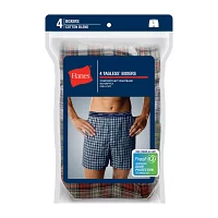 Hanes Freshiq Comfortflex Waistband Mens 4 Pack Boxers