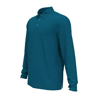 PGA TOUR Mens Long Sleeve Polo Shirt