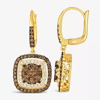 Le Vian® Earrings featuring 1 1/2 CT. Chocolate Diamonds® 1/3 CT. Nude Diamonds™ set in 14K Honey Gold™