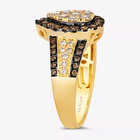 Le Vian® Ring featuring 1/2 CT. Nude Diamonds™ / Chocolate Diamonds® set 14K Honey Gold