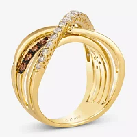 Le Vian® Ring featuring 5/8 CT. Chocolate Diamonds® 1 Nude Diamonds™ set 14K Honey Gold™