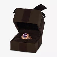 Le Vian® Ring featuring 2 1/6 CT. Cotton Candy Amethyst® 1/15 Bubble Gum Pink Sapphire™ 1/3 Chocolate Diamonds® 1/4 Nude Diamonds™ set 14K Strawberry Gold®