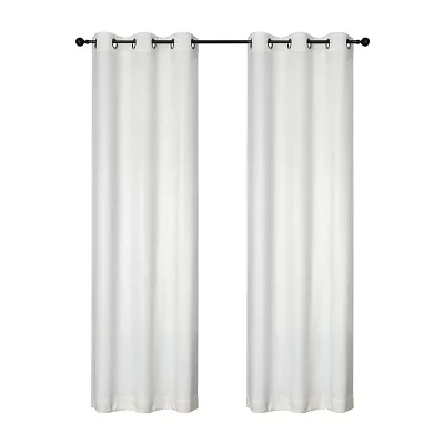 Regal Home Cordelia Grommet Top Energy Saving Embossed Blackout Set of 2 Curtain Panels