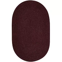 Better Trends Chenille Braid Oval Accent Rug