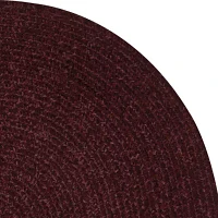 Better Trends Chenille Braid Oval Accent Rug
