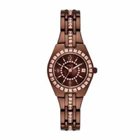 Relic By Fossil Unisex Adult Brown Bracelet Watch Zr12195