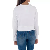 Levi's Big Girls Crew Neck Long Sleeve Sweatshirt