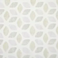 Home Expressions Lisette Geometric Print Sheer Rod Pocket Single Curtain Panel