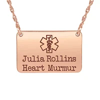 New Unisex Adult Personalized Gold Pendant Necklace