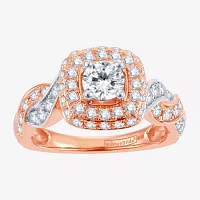 Modern Bride® Signature 1½ CT.T.W. Natural Diamond 14K Rose Gold Infinity Ring