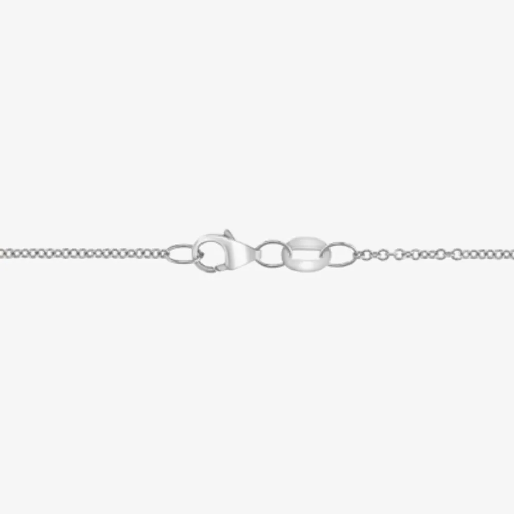 Effy Womens / CT. T.W. Natural Diamond 14K White Gold Pendant Necklace