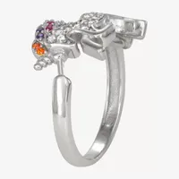 Girls 1/4 CT. T.W. Multi Color Cubic Zirconia Sterling Silver Cocktail Ring