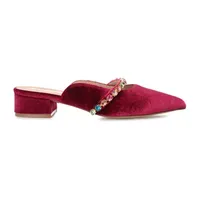 Journee Collection Womens Jewel Mules