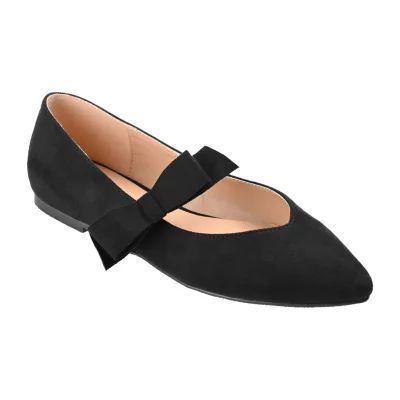 Journee Collection Womens Aizlynn Pointed Toe Ballet Flats