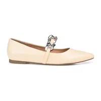 Journee Collection Womens Metinaa Pointed Toe Ballet Flats