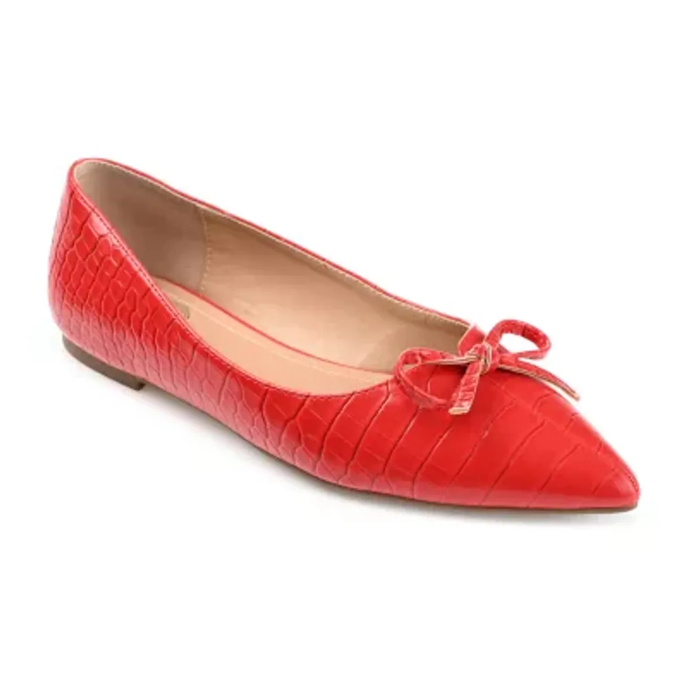 Journee Collection Womens Devalyn Pointed Toe Ballet Flats