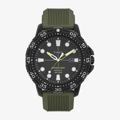 Timex Mens Green Strap Watch Tw4b25400jt