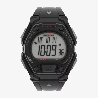 Timex Mens Black Strap Watch Tw5m49500jt