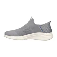 Skechers Mens Ultra Flex 3.0 Smooth Step Hands Free Slip-Ins Slip-On Walking Shoes