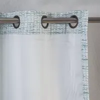 Max Blackout Alexandria Energy Saving 100% Grommet Top Single Curtain Panel