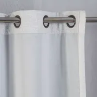 Max Blackout Alexandria Grommet Top Energy Saving 100% Single Curtain Panels