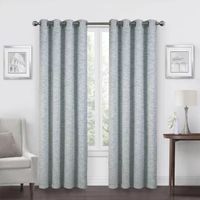 Max Blackout Alexandria Energy Saving 100% Grommet Top Single Curtain Panel