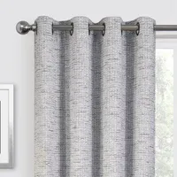 Max Blackout Alexandria Energy Saving 100% Grommet Top Single Curtain Panel