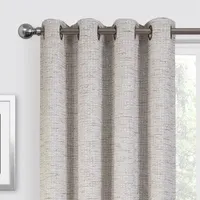 Max Blackout Alexandria Energy Saving 100% Grommet Top Single Curtain Panel