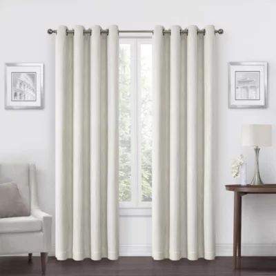 Max Blackout Campbell Energy Saving 100% Grommet Top Single Curtain Panel