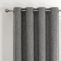 Max Blackout Campbell Energy Saving 100% Grommet Top Single Curtain Panel