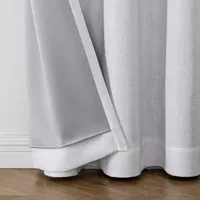 Max Blackout Campbell Energy Saving 100% Grommet Top Single Curtain Panel