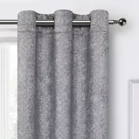 Regal Home Rimon Embossed Blackout Grommet Top Set of 2 Curtain Panel