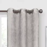 Regal Home Austin Embossed Blackout Grommet Top Set of 2 Curtain Panel