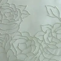 CHF Chenille Rose Shower Curtain