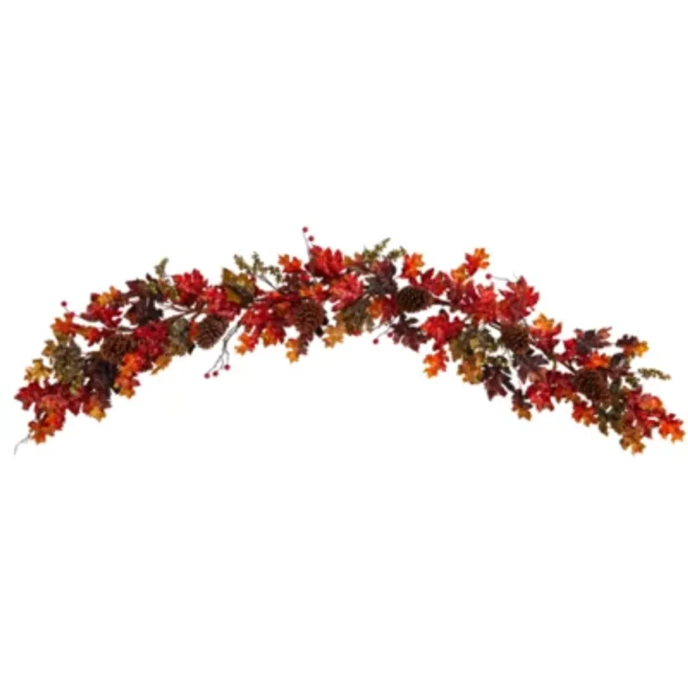 Nearly Natural 6' Autumn Faux Thanksgiving Garland