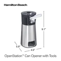 Hamilton Beach OpeningStation Can Opener with Opening Tools