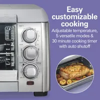 Hamilton Beach Air Fryer Toaster Oven with Quantum Air Fry™ Technology