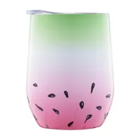 Cambridge Stemless 12oz Ombre Watermelon  Wine Tumbler