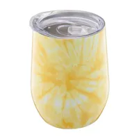 Cambridge 12oz Yellow Tie Dye Wine Tumbler