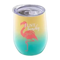 Cambridge 12oz Stemless 'Just Beachy' Wine Tumbler