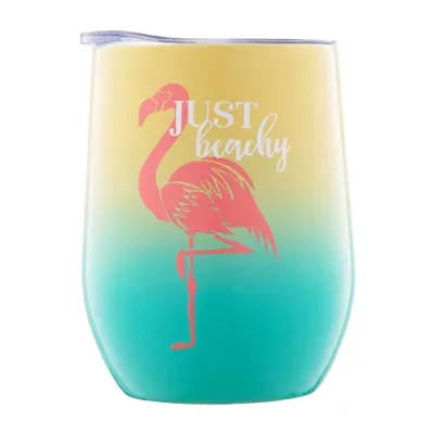 Cambridge 12oz Stemless 'Just Beachy' Wine Tumbler