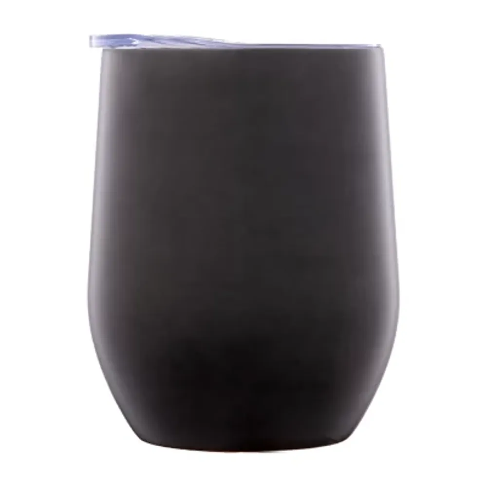 Cambridge 12oz Black Wine Tumbler