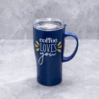 Cambridge 20oz 'Coffee Loves You' Travel Tumbler