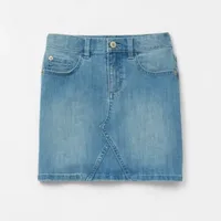 Thereabouts Little & Big Girls Adjustable Waist Midi Denim Skirt