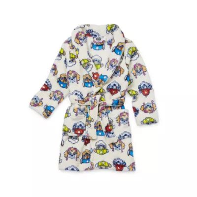 Boys Plush Long Sleeve Knee Length Paw Patrol Robe