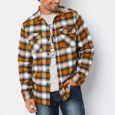 Frye and Co. Mens Regular Fit Long Sleeve Flannel Shirt